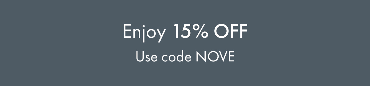 Enjoy 15% OFF