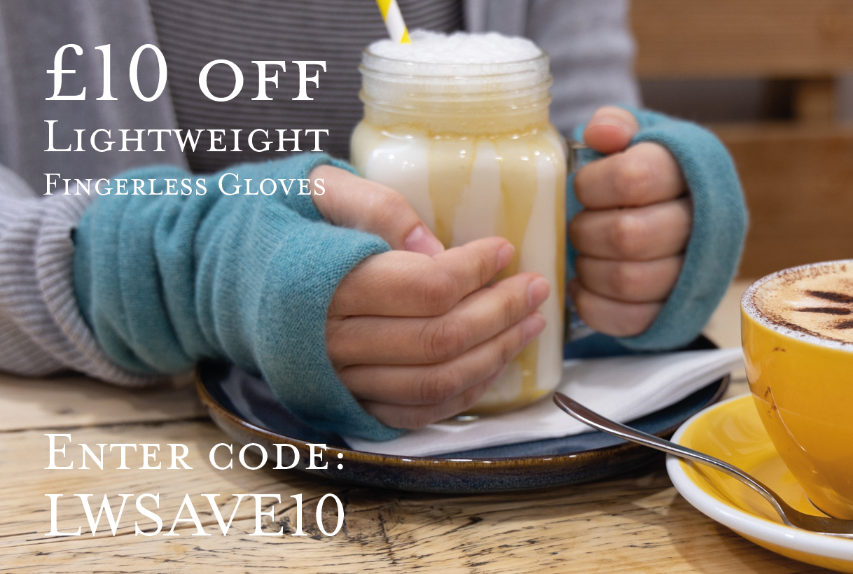 £10 off lightweight fingerless gloves | Enter code: LWSAVE10