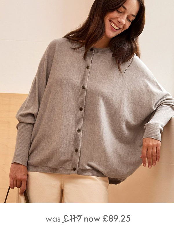 Fine Knit Merino Cardigan