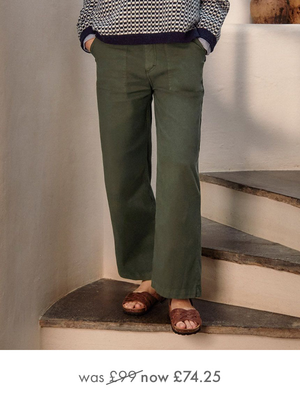 Wide Straight Leg Trousers
