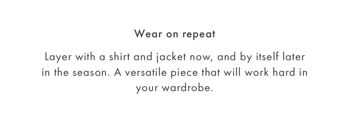 Wear on repeat
