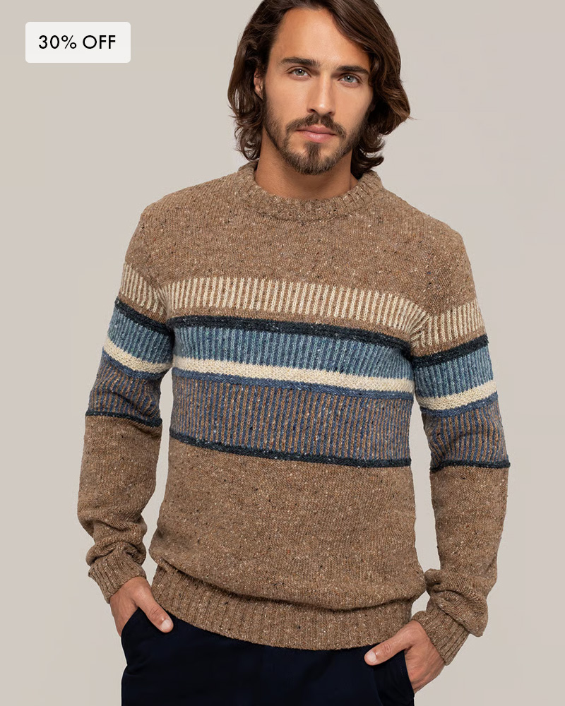 Men's Statement Donegal Jumper