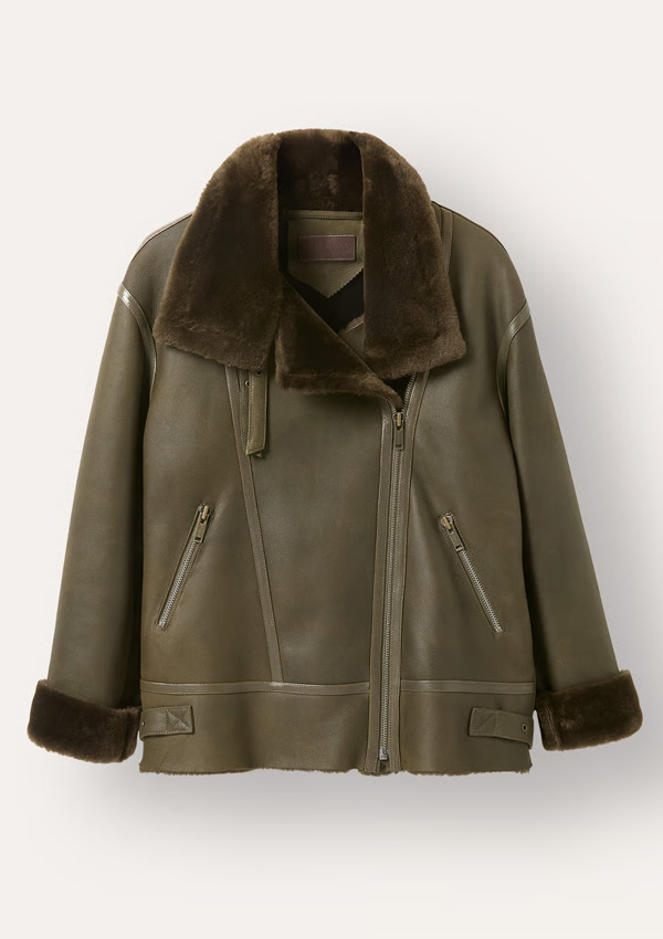 Sheepskin Aviator Jacket
