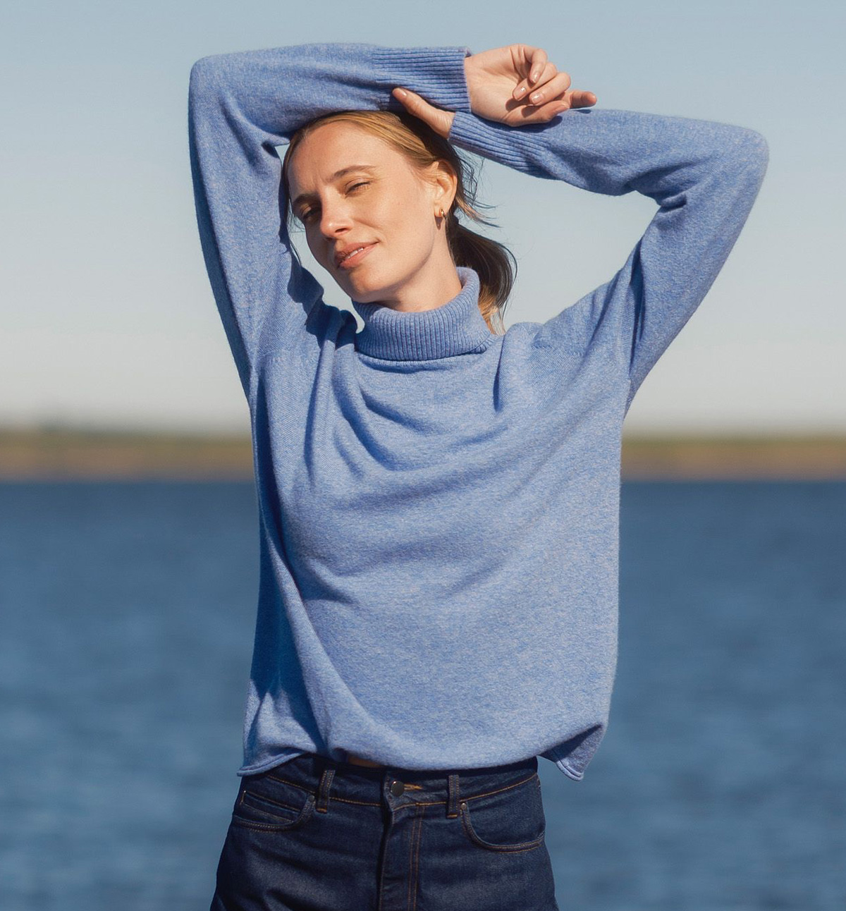 Supersoft Slouch Roll Neck Jumper