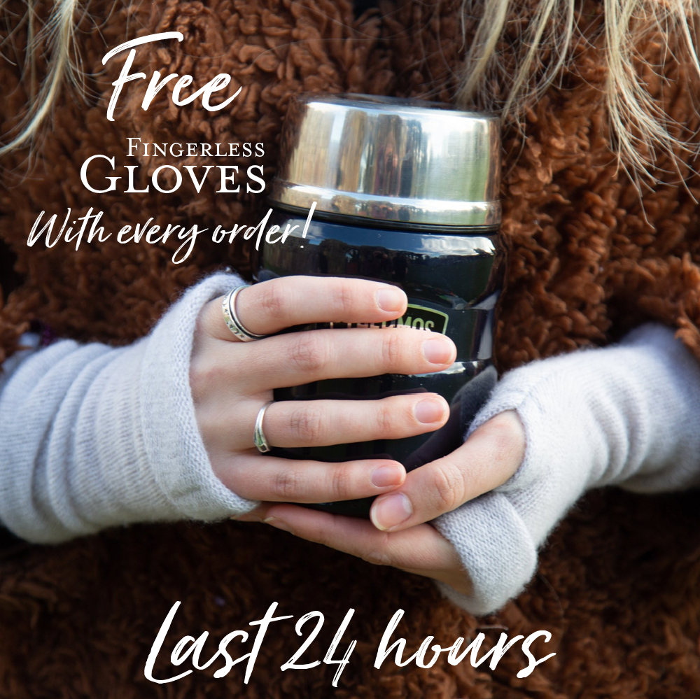 Free Fingerless Gloves with every order! Last 24 hours!