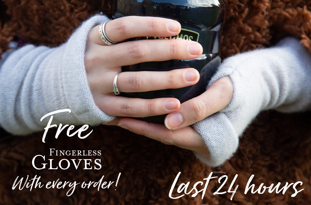 Free Fingerless Gloves with every order! Last 24 hours!