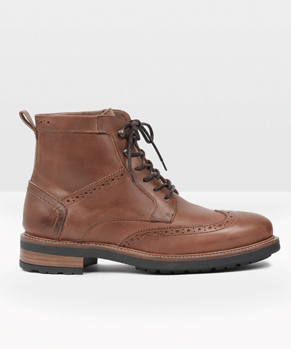 Men's Lace Up Brogue Boots