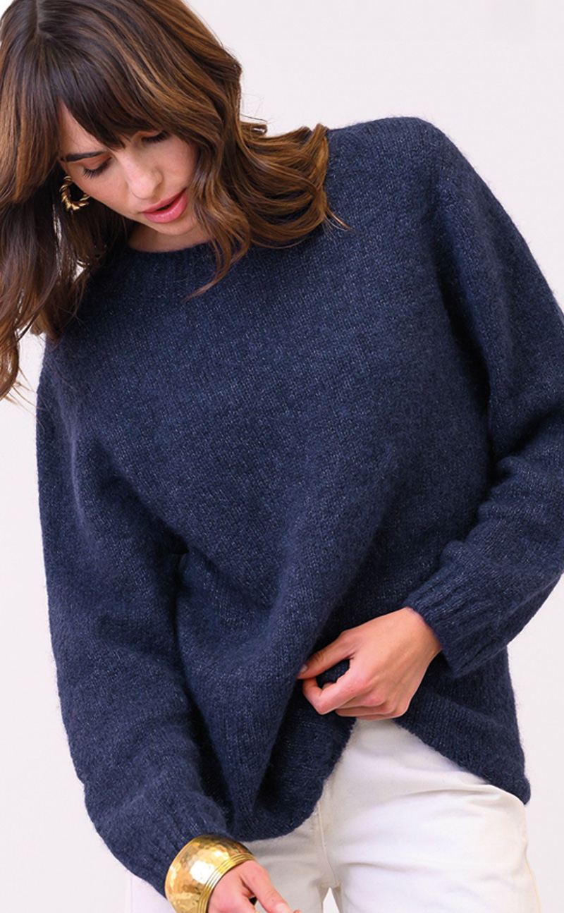 Alpaca Blend Slouch Jumper