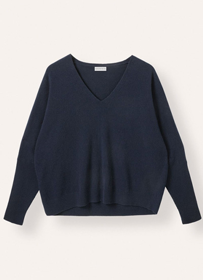 Lambswool Slouchy V Neck Jumper