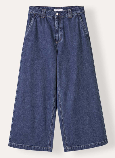 Wide Leg Cropped Jeans