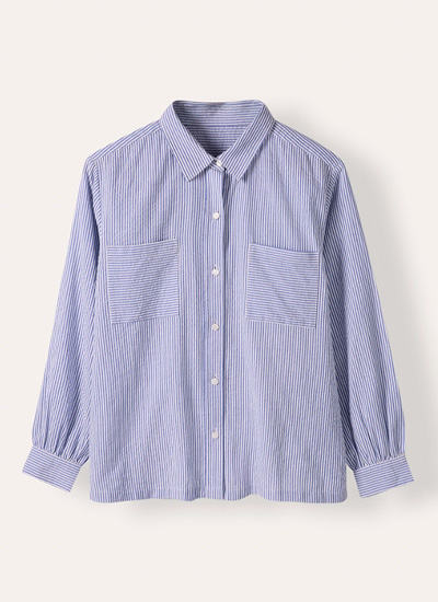 Side Split Cotton Shirt