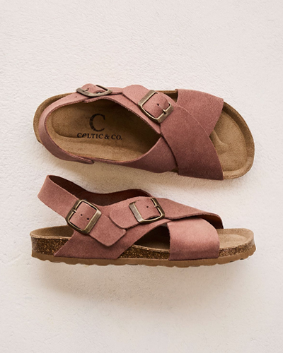 Crossover Buckle Sandals