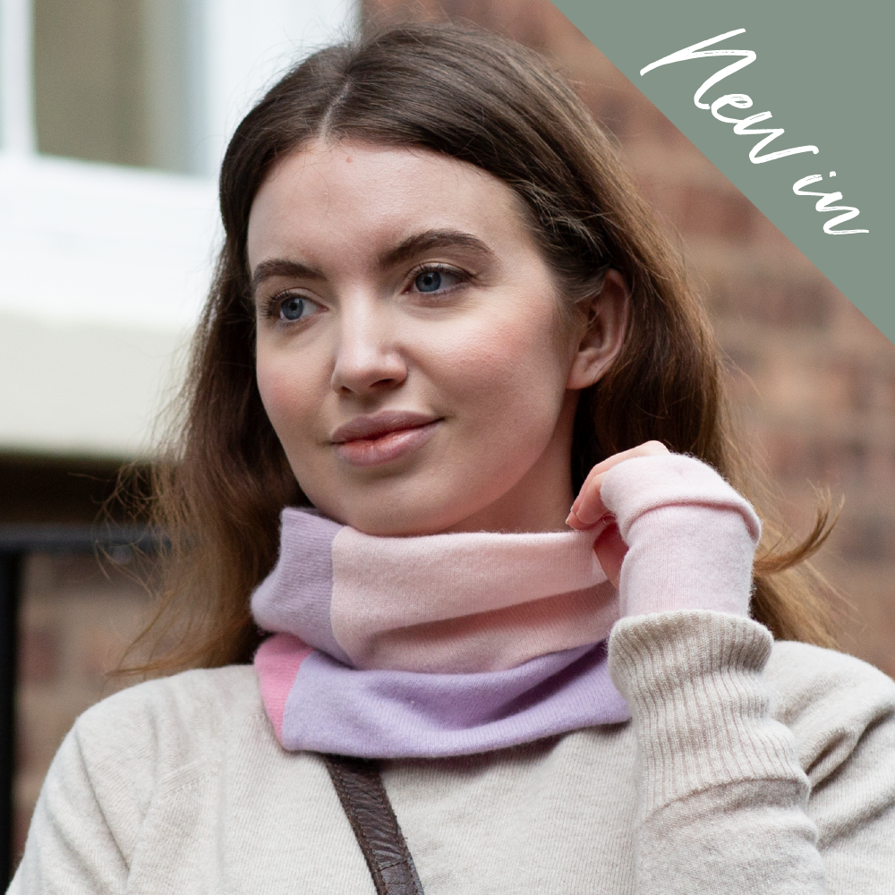 New in Pink Fizz Neckwarmer