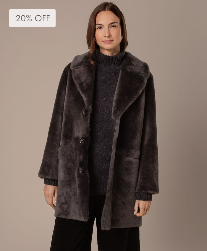 Luxe Sheepskin Longline Jacket