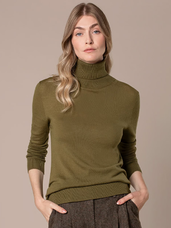 Merino Roll Neck Jumper