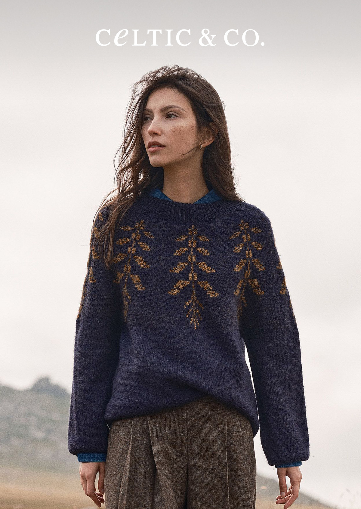 Botanical Yoke Jumper
