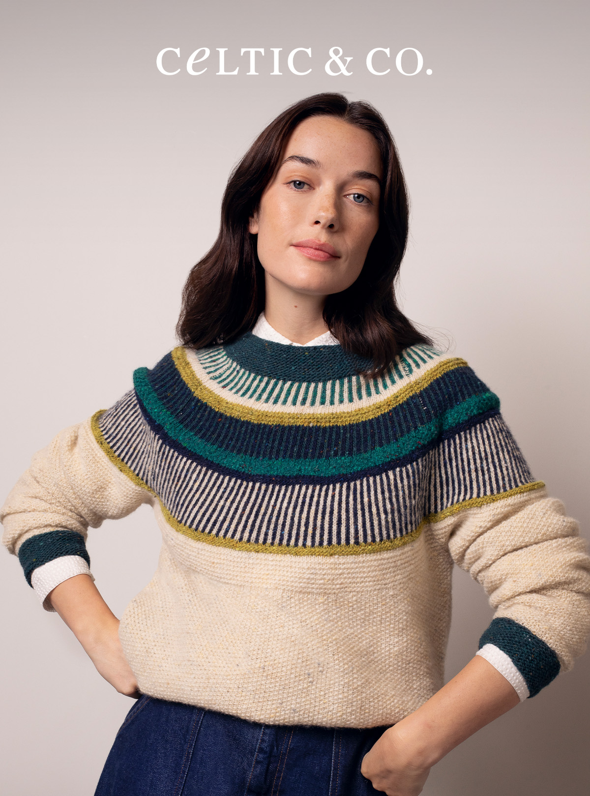 Statement Donegal Jumper