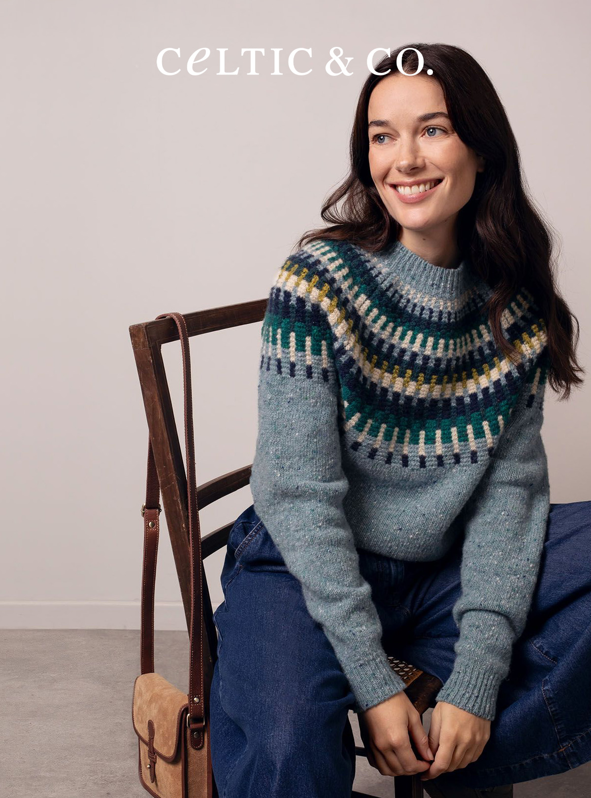 Donegal Stitch Yoke Jumper