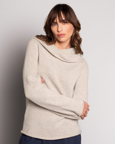 Supersoft Collared Slouch Jumper