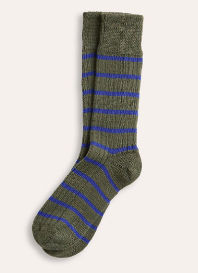 Women's Merino Cotton Striped Socks