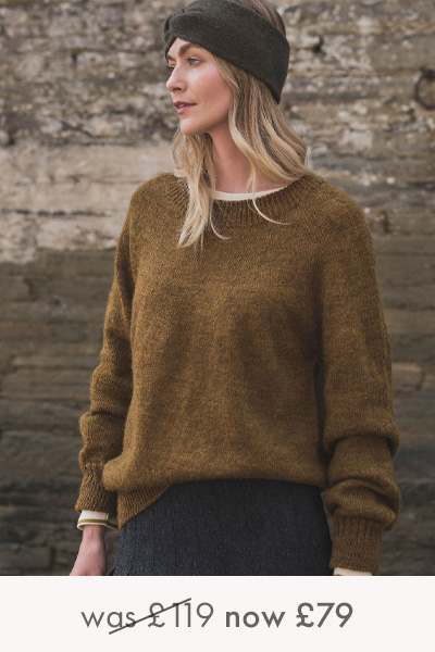 Gansey Stitch Crew Neck Jumper
