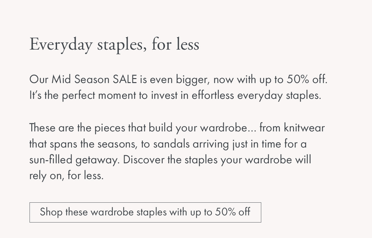 Everyday staples, for less