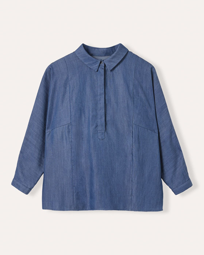 Drapey Pop Over Blouse