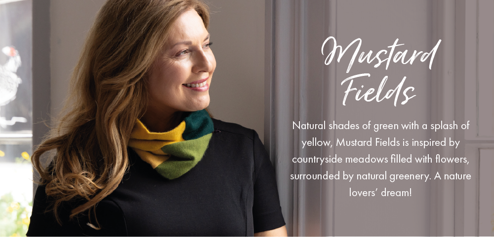 Mustard Fields Neckwarmer description