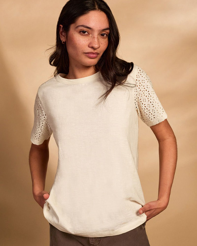 Sleeve Detail T Shirt