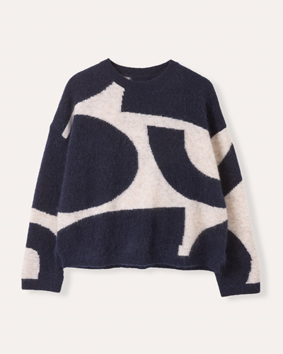 Mohair Blend Abstract Geo