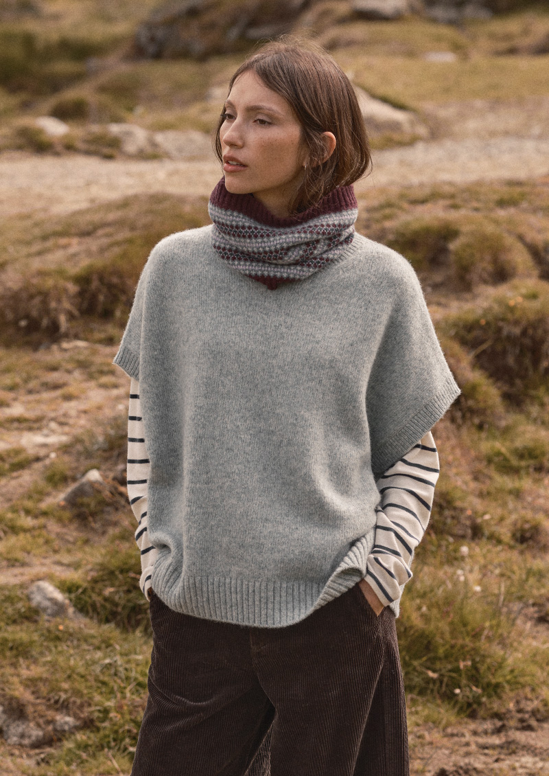 Woolly Funnel Neck Top