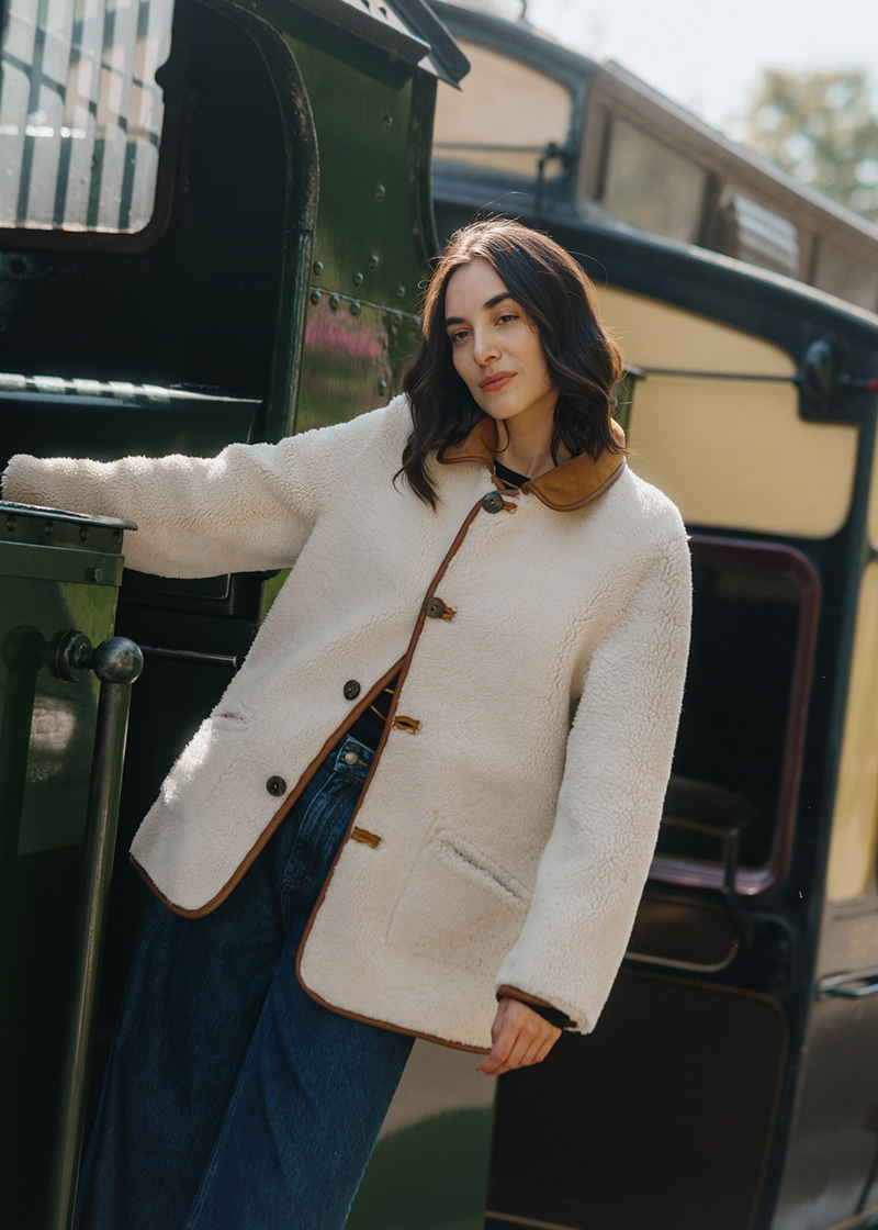 Classic Reversible Sheepskin Jacket