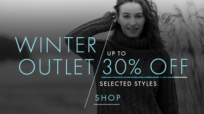 Winter outlet - up to 30% off selected styles.