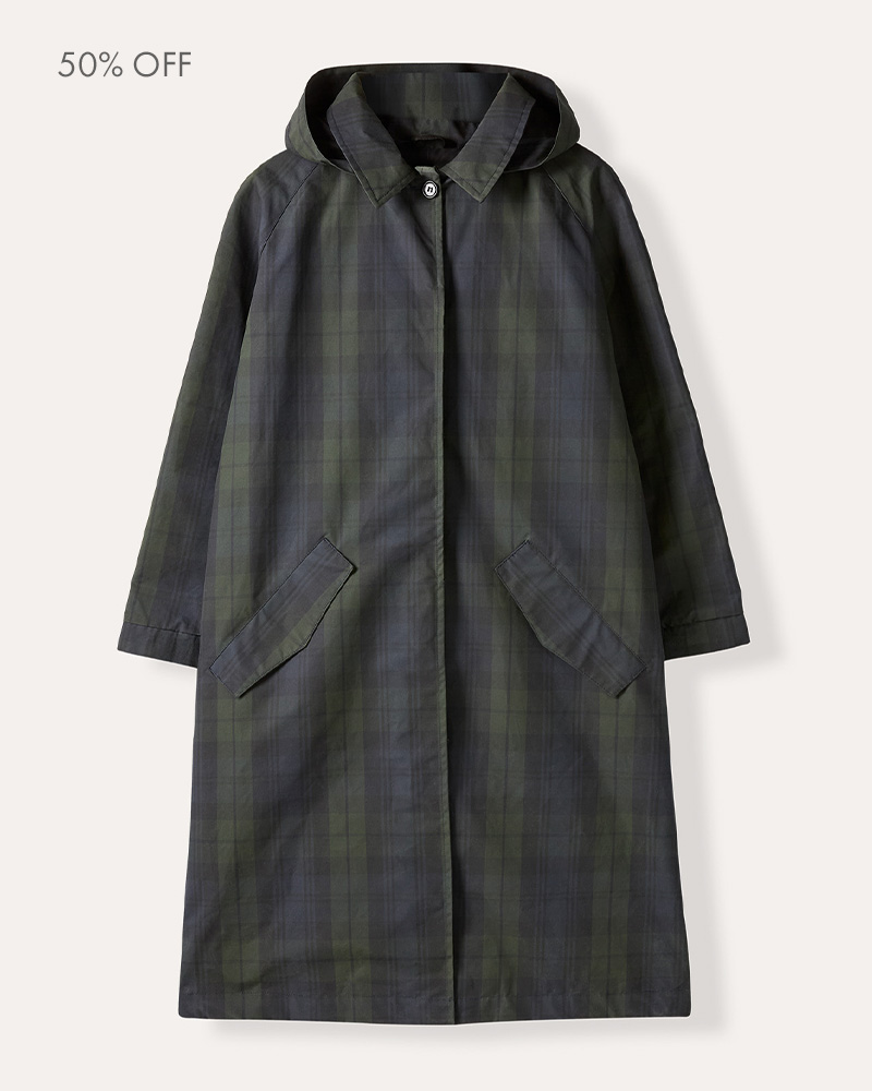 Waxed Cotton Trench Coat