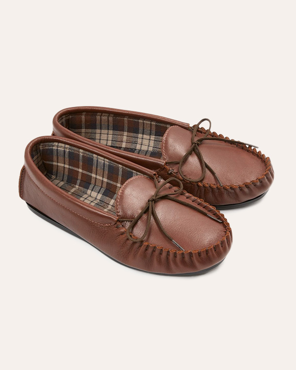 Men's Golf Moccasins (rust)