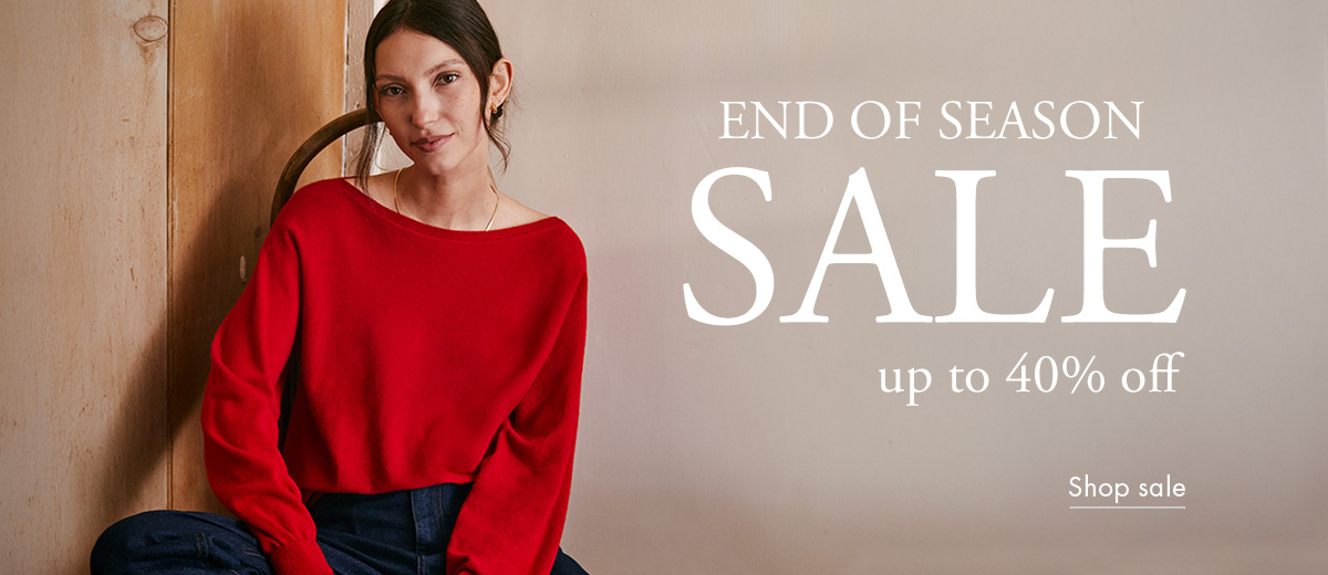 End of season up to 40% off - Shop sale