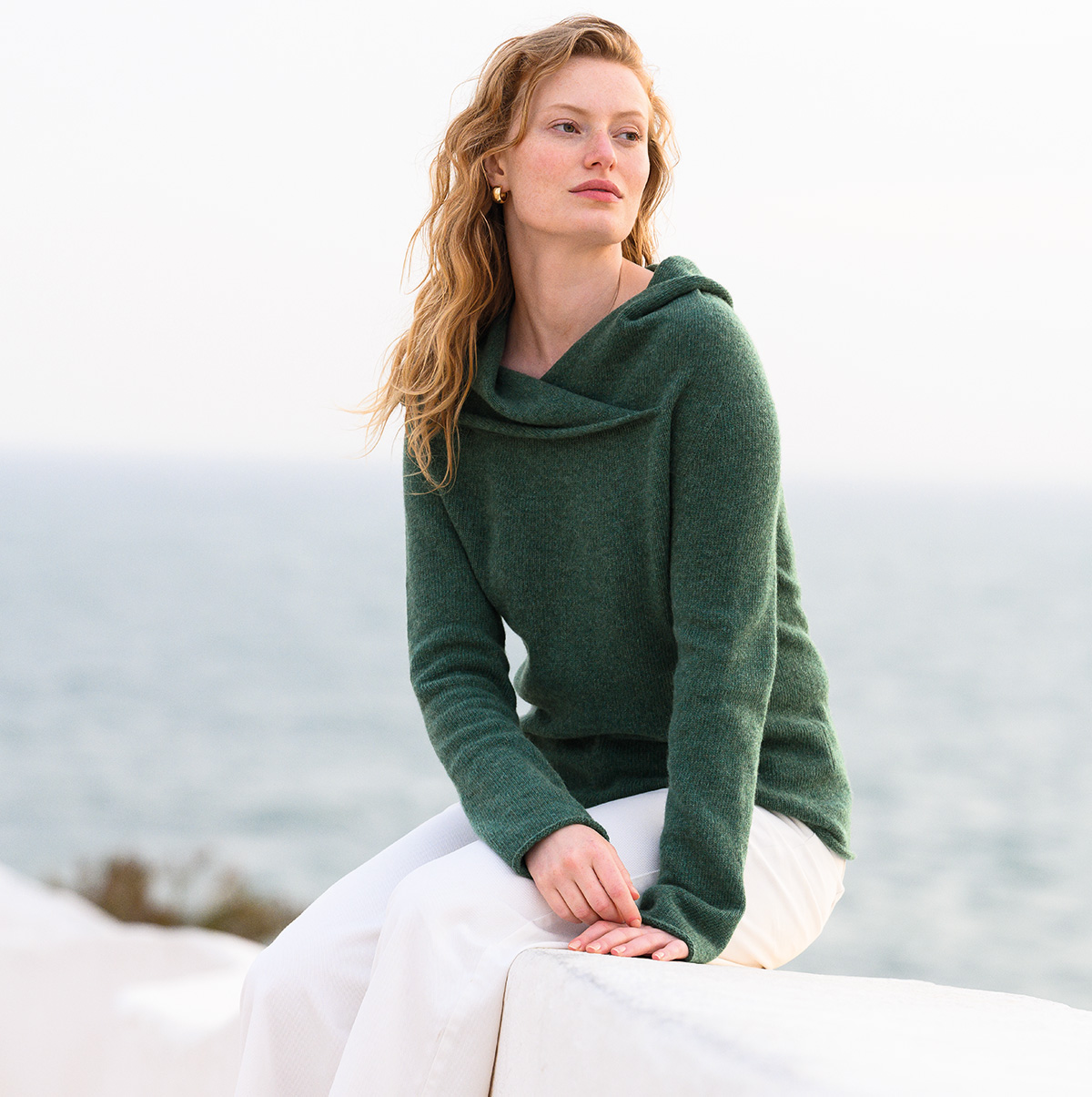 Supersoft Collared Slouch Jumper