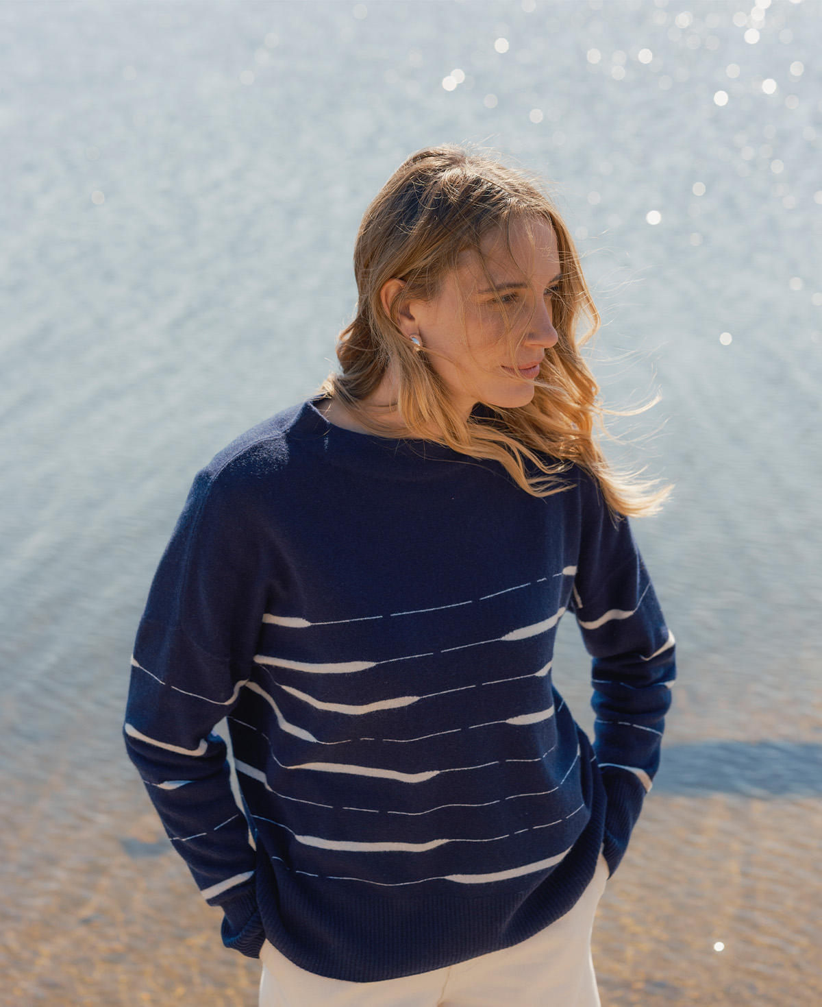 Tide Stripe Boat Neck