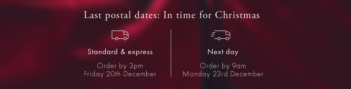 Order by the 20th December 2024 for Christmas delivery