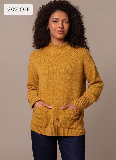 Flecked Patch Pocket Jumper