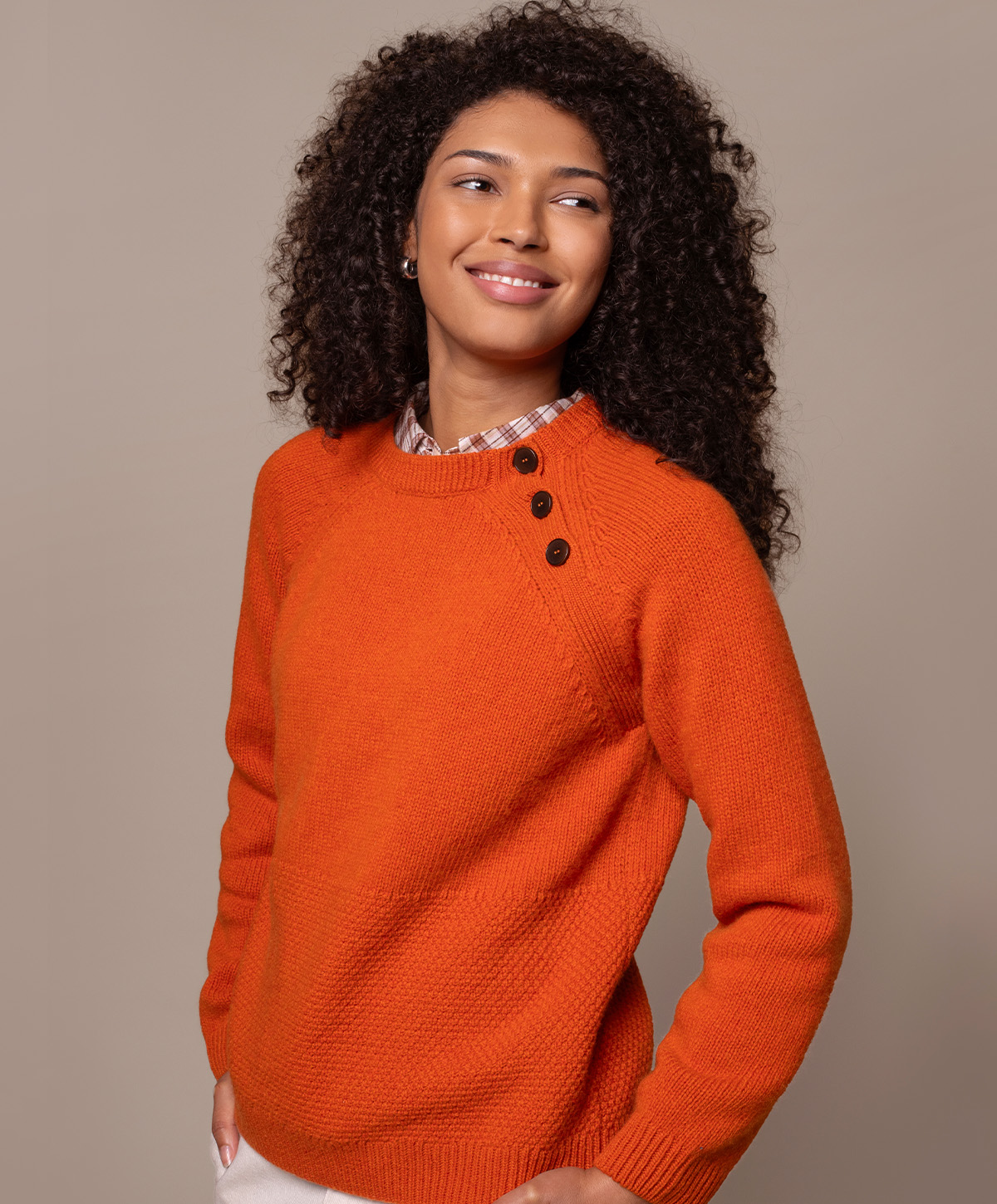 Button Neck Jumper