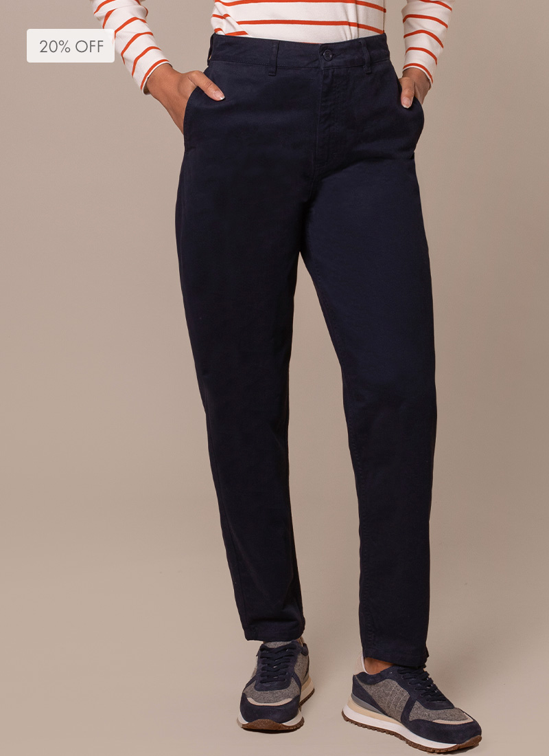Barrel Leg Trousers