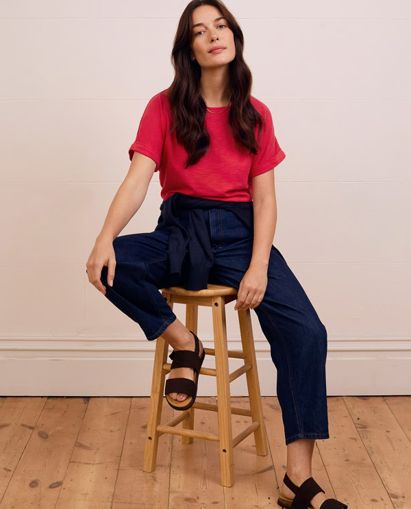 Organic Cotton Grown On Sleeve T Shirt