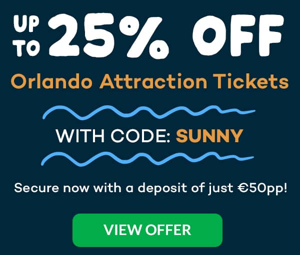 Up to 25% OFF Orlando Attraction Tickets WITH CODE: SUNNY