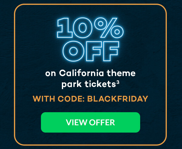 10% OFF on California theme park tickets(3)
