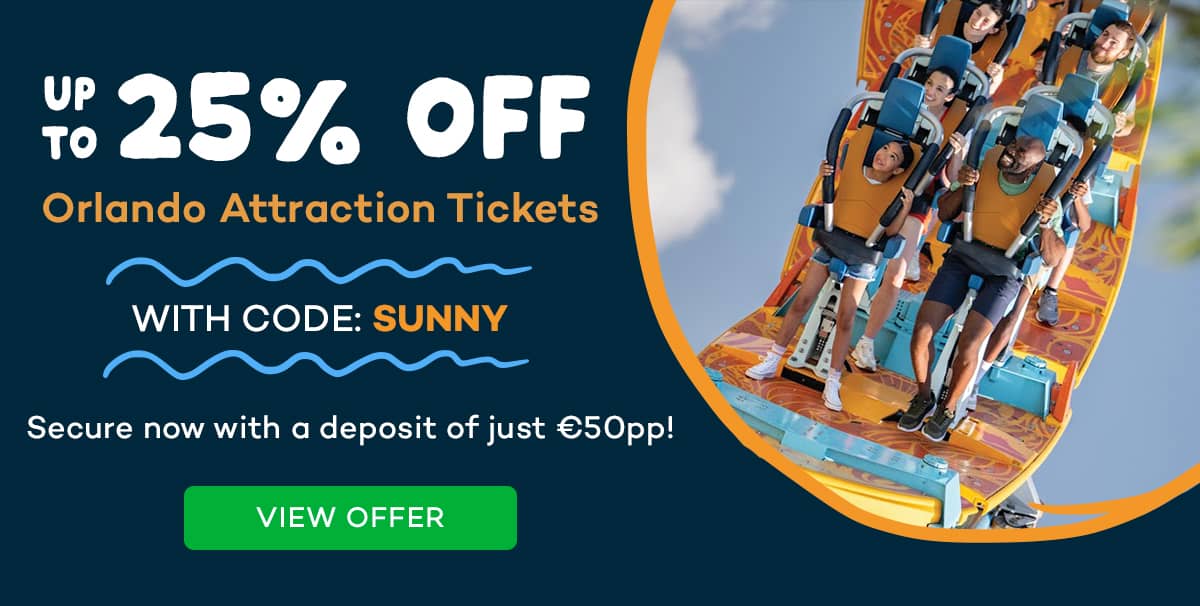 Up to 25% OFF Orlando Attraction Tickets WITH CODE: SUNNY