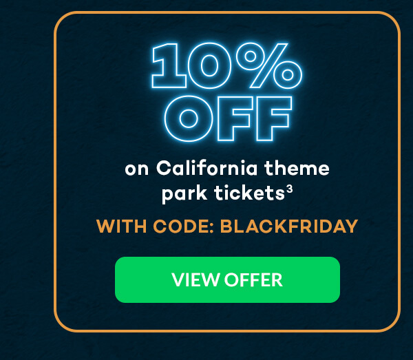 10% OFF on California theme park tickets(3)