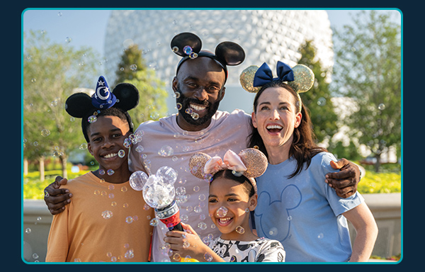 Family enjoying Walt Disney World Resort in Florida