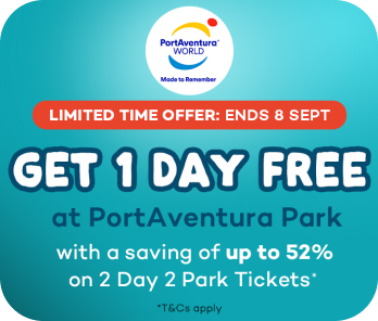 Get 1 day free at PortAventura Park