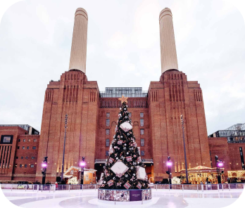 Glide Ice Rink at Battersea Power Station